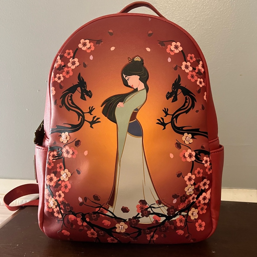 Mulan loungefly mini backpack